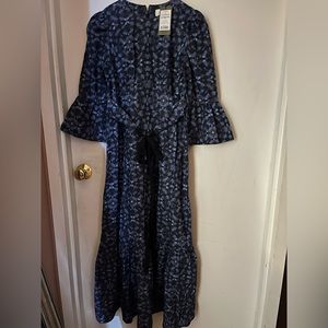 Cefinn Luna Round neck Maxi dress Shinoru Print size 6